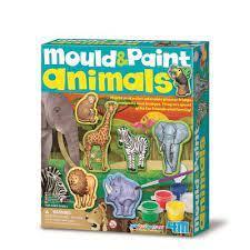 Mould and Paint Wild Animal Set by 4M 5+