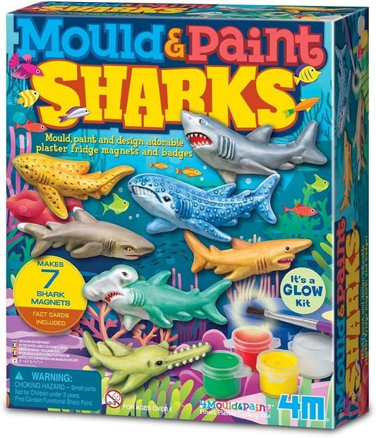 Mould and Paint Sharks Creative Craft Set by 4M 5+