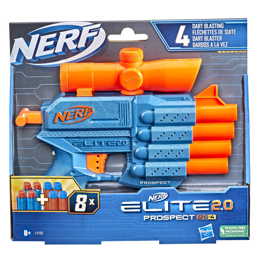 Nerf Elite 2.0 Prospect QS-4 Blaster 8+