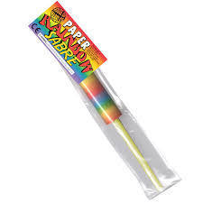 Paper Lazer Rainbow Sabre Toy