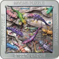 Optillusion Geckos 3D Magna Puzzle 8+ by Cheatwell Games