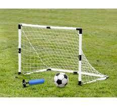 Football Goal and Inflatable Ball and Inflator 3+