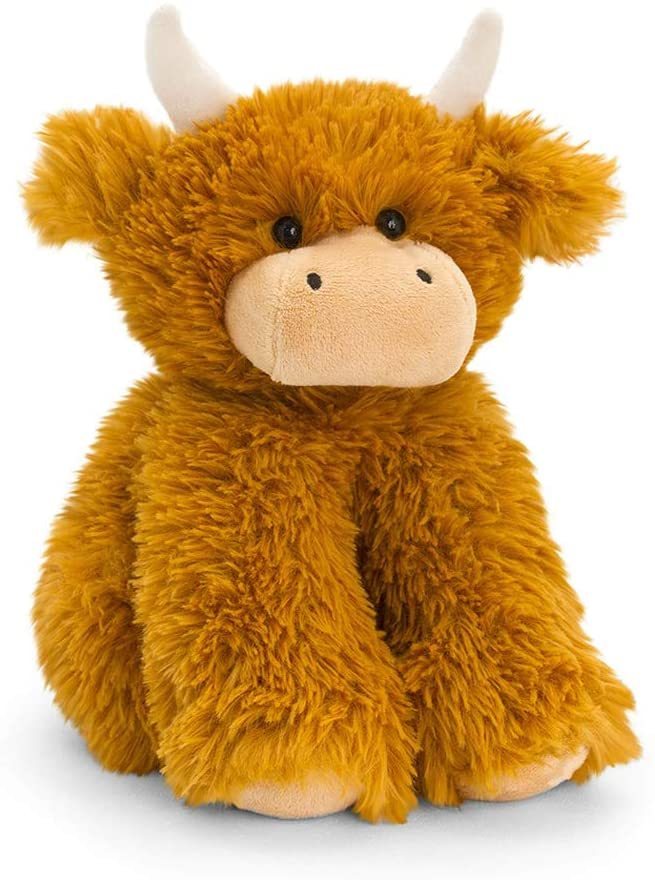 20cm Keeleco Highland Cow  Soft Plush Toy SE0831