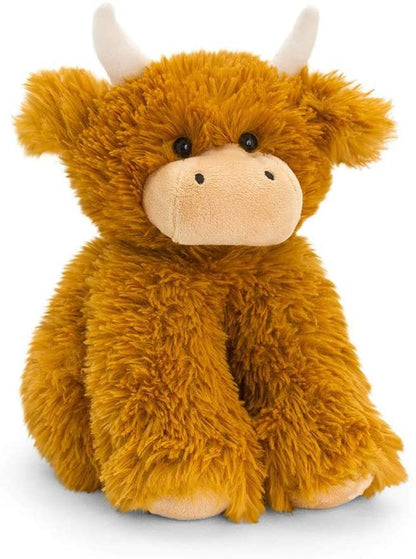 20cm Keeleco Highland Cow  Soft Plush Toy SE0831