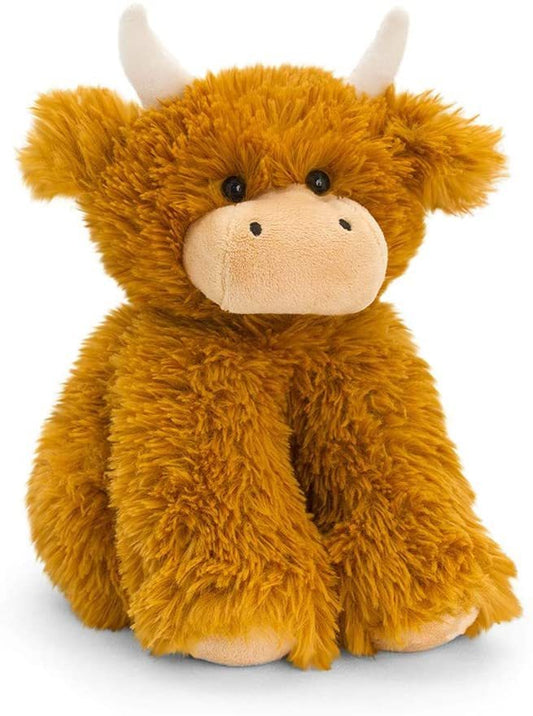 20cm Keeleco Highland Cow  Soft Plush Toy SE0831