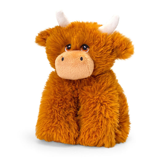 25cm Keeleco Highland Cow Soft Toy 0m+