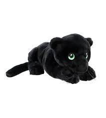 25cm Keeleco Black Jungle Cat Soft Toy by Keel Toys SE2231 0+