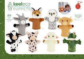 27cm Keeleco Farm Animal Hand Puppet By Keel Toys 0+