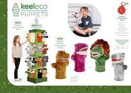 27cm Keeleco Dinosaur Hand Puppet By Keel Toys 0+