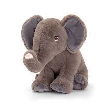 18cm Keel Eco Elephant Soft Toy by Keel Toys SE6118 0+