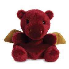 Aidan the Dragon Palm Pals 5" Plush Soft Toys by Aurora 0+