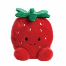 Juicy Strawberry Palm Pals 5" Plush Soft Toys by Aurora 0+