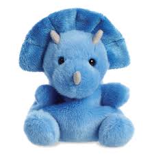 Tank Triceratops Palm Pals 5" Plush Soft Toys by Aurora 0+