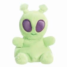 Ross the Alien Palm Pals 5" Plush Soft Toys by Aurora 0+