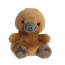 Patty the Platypus Palm Pals 5" Plush Soft Toys by Aurora 0+