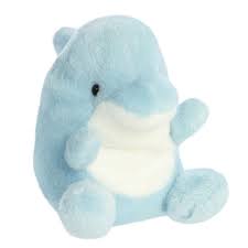 Clicks the Dolphin Palm Pals 5" Plush Soft Toys by Aurora 0+