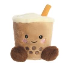 Milky the Tea Boba Palm Pals 5" Plush Soft Toys by Aurora 0+