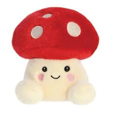Amanita the Mushroom Palm Pals 5" Plush Soft Toys by Aurora 0+