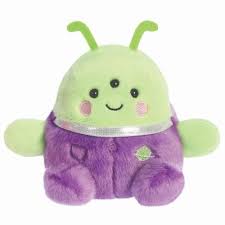 Zorg the Green Alien Palm Pals 5" Plush Soft Toys by Aurora 0+
