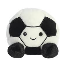 Striker the football Palm Pals 5" Plush Soft Toys by Aurora 0+