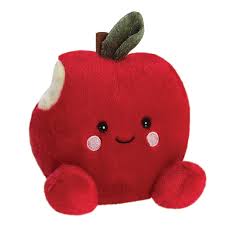 Crisp the Red Apple Palm Pals 5" Plush Soft Toys by Aurora 0+