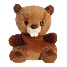 Chewy the Beaver Palm Pals 5" Plush Soft Toys by Aurora 0+