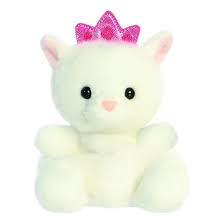 Priscilla the Princess Kitty Palm Pals 5" Plush Soft Toys by Aurora 0+