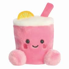 Zelie Pink Lemonade Palm Pals 5" Plush Soft Toys by Aurora 0+