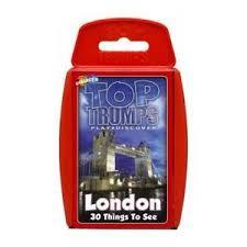 Top Trumps London 30 Things To See Card Game﻿ Facts and Figures