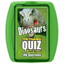 Dinosaurs Top Trumps Quiz Card Game 8+