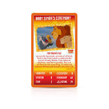 Lion King Top Trumps Card Game Facts and Figures 6+