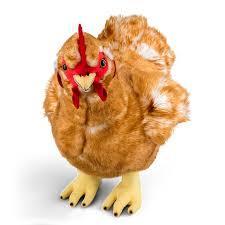 32cm Soft Toy Hen by Living Nature AN378 18m+