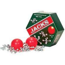 Traditional Metal Jacks Boxed Set Of 16 By Tobar 5+