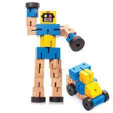 Wooden Twist and Transformbot by Tobar 3+