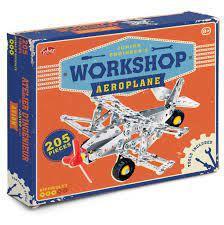 Junior Engineer Workshop Aeroplane Construction Set 8+