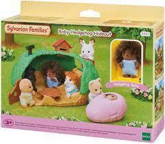 Sylvanian Families Baby Hedgehog Hideout Set 5453 with Figures