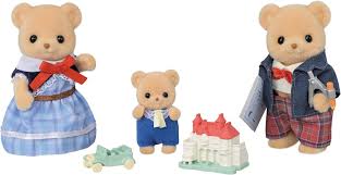 Sylvanian Families Biscuit Bear Family 5851 3+