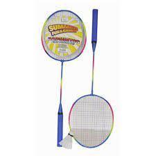 3 Piece Rainbow Badminton 2 Player Set