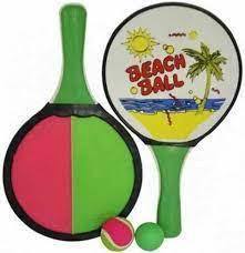 Paddle and Catch Bat and Ball Duel 2 in 1 Game Set
