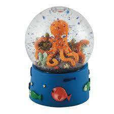 Mini Deep Sea Octopus Snow Globe by Floss and Rock 3+