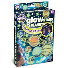 Cosmic Glow in the Dark Stars and Planets Set