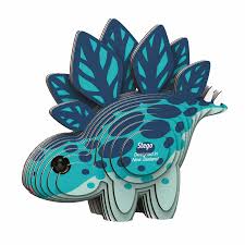 Eugy 3D Stegosaurus Craft Kit Model No. 007 by Brainstorm