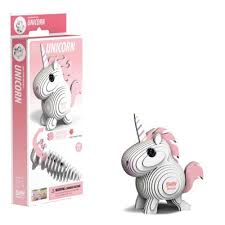 Eugy 3D Unicorn Craft Kit Model No. 014 by Brainstorm