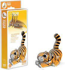 Eugy 3D Tiger Craft Kit Model No. 12 6+