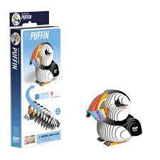 Eugy 3D Puffin Craft Kit Model No. 101 by Brainstorm