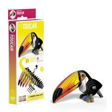 Eugy 3D Toucan Craft Kit Model No. 115 by Brainstorm