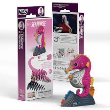 Eugy 3D Seahorse Craft Kit Model No. 141 by Brainstorm