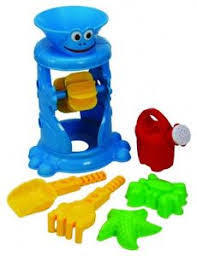 Water and Sand Mill With Assorted Tools