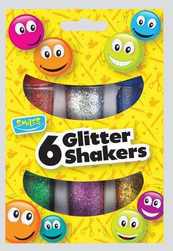 6 Glitter Shakers from the Smile Range 3+