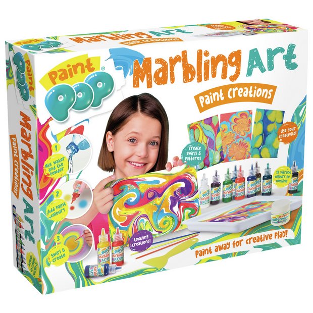 Paint Pop Paint Marbling Set (12 paints) 5+
